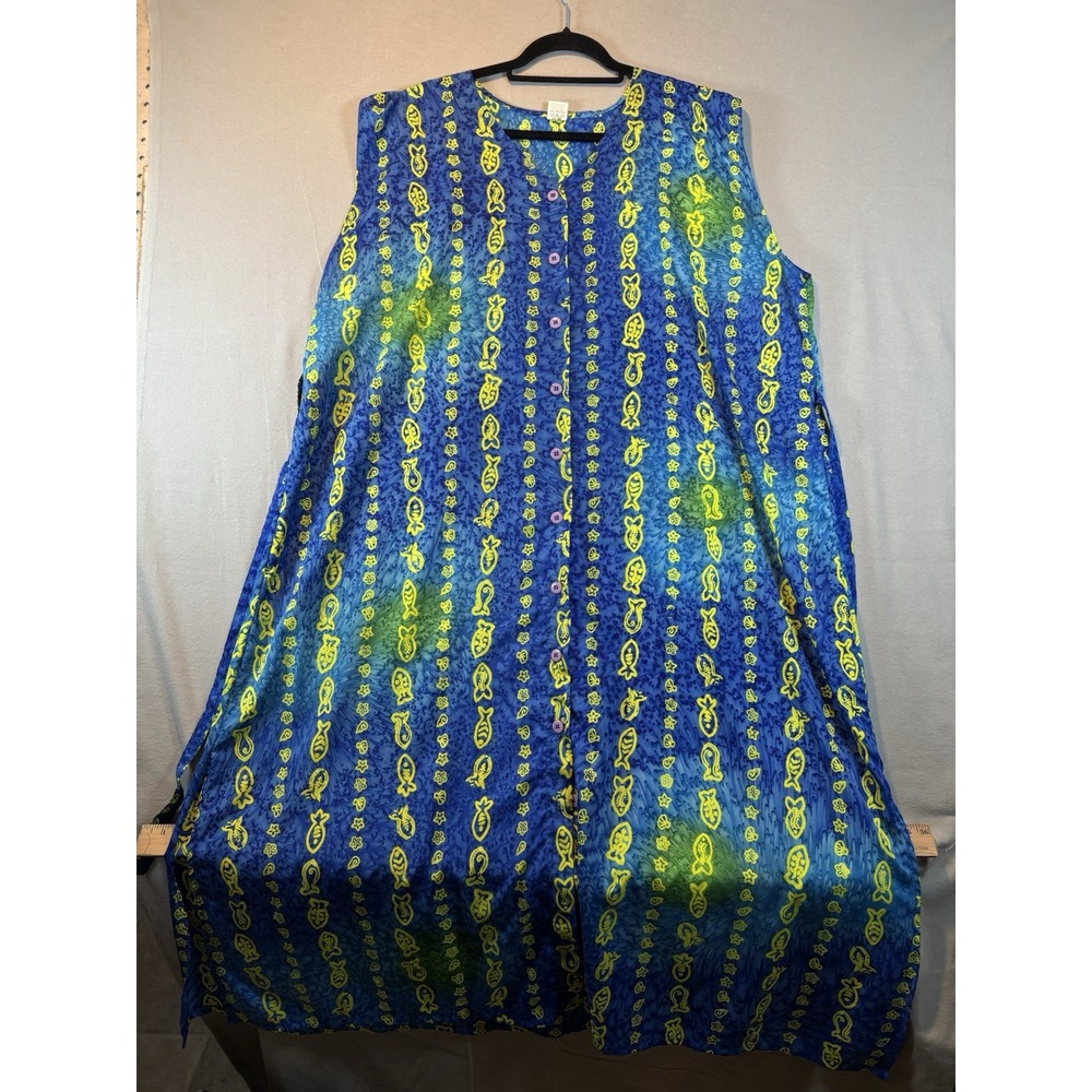 Rima Beach World Dress Coverup Resort Wear Dress‎ One Size casual, beach, pool